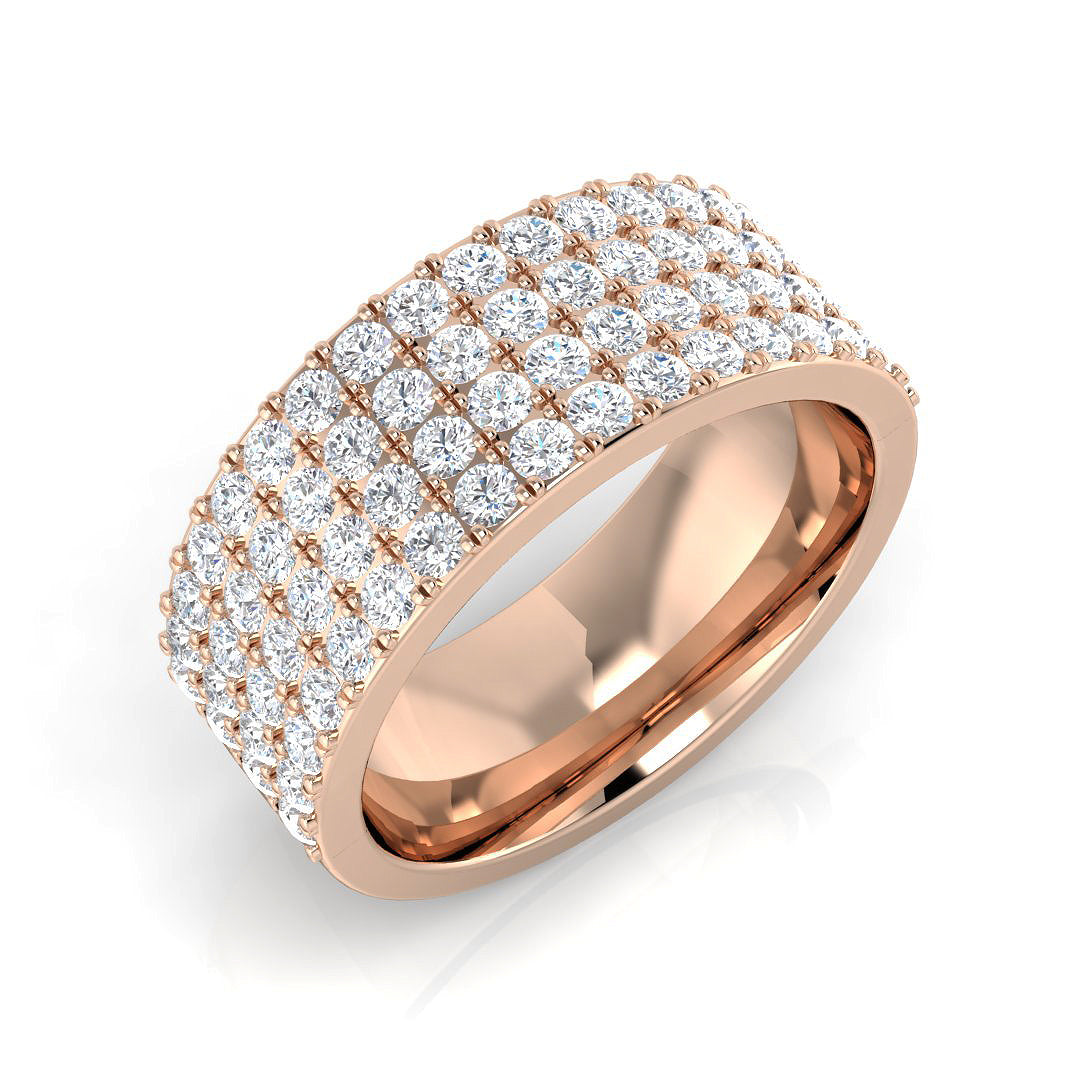 Diamond Tatterkhall Half Eternity Ring | 1.25ct
