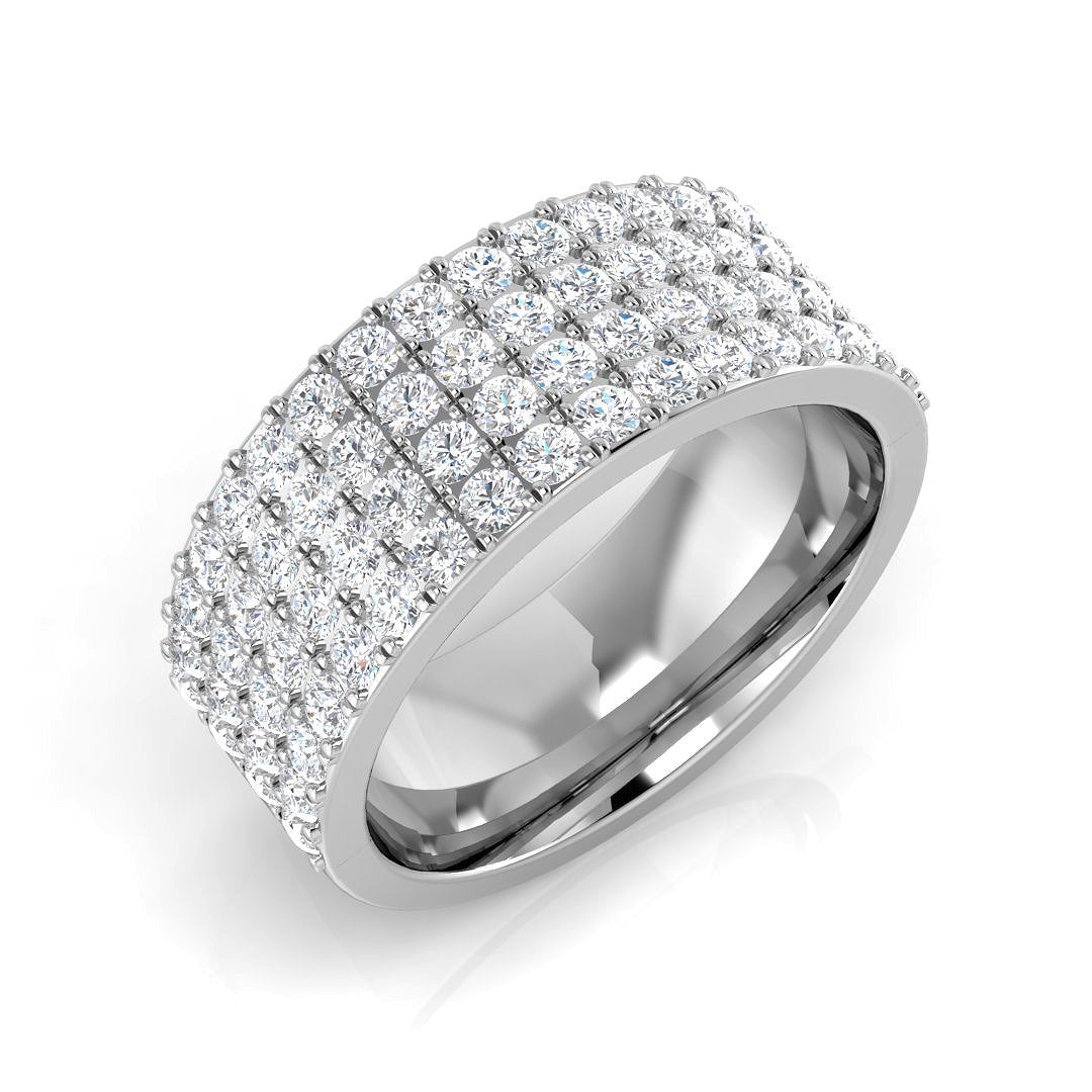 Diamond Tatterkhall Half Eternity Ring | 1.25ct