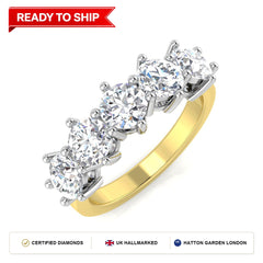 Lab grown diamond earring
