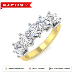 Lab grown diamond earring