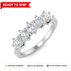 Lab grown diamond earring