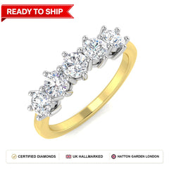 Lab grown diamond earring