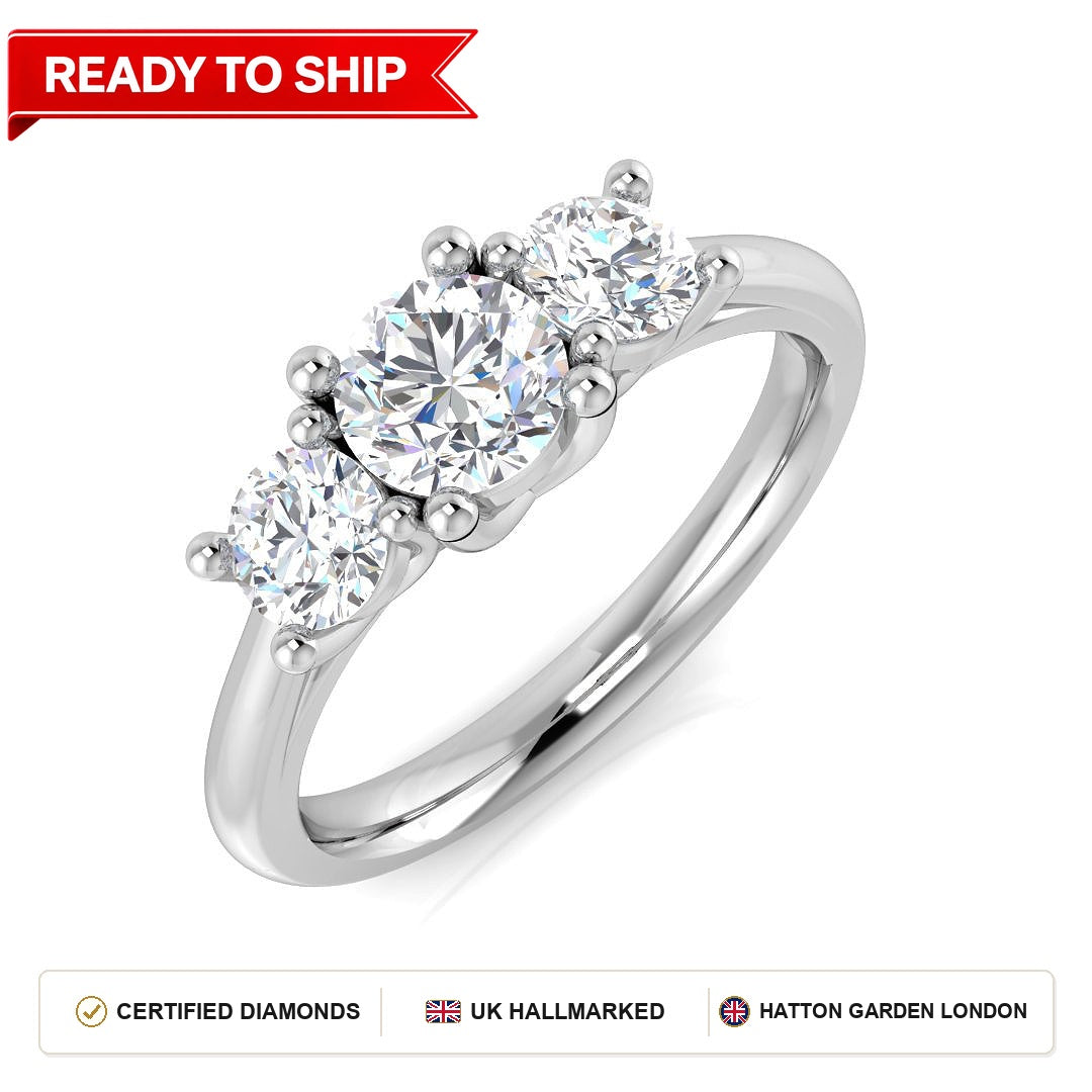 Lab grown diamond earring