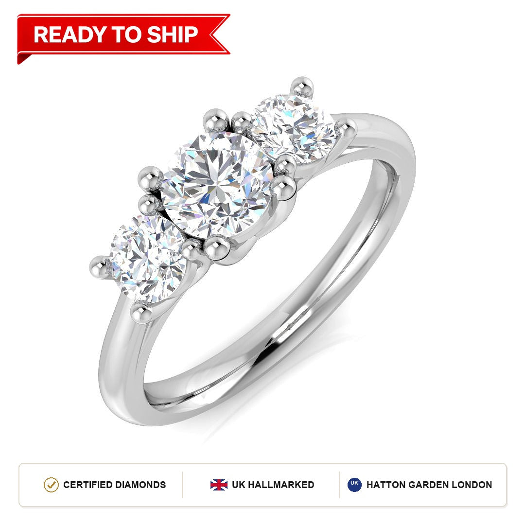 Lab grown diamond earring