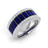 Diamond Gatcombe Blue Sapphire Ring | 1.75ct - 3.5ct