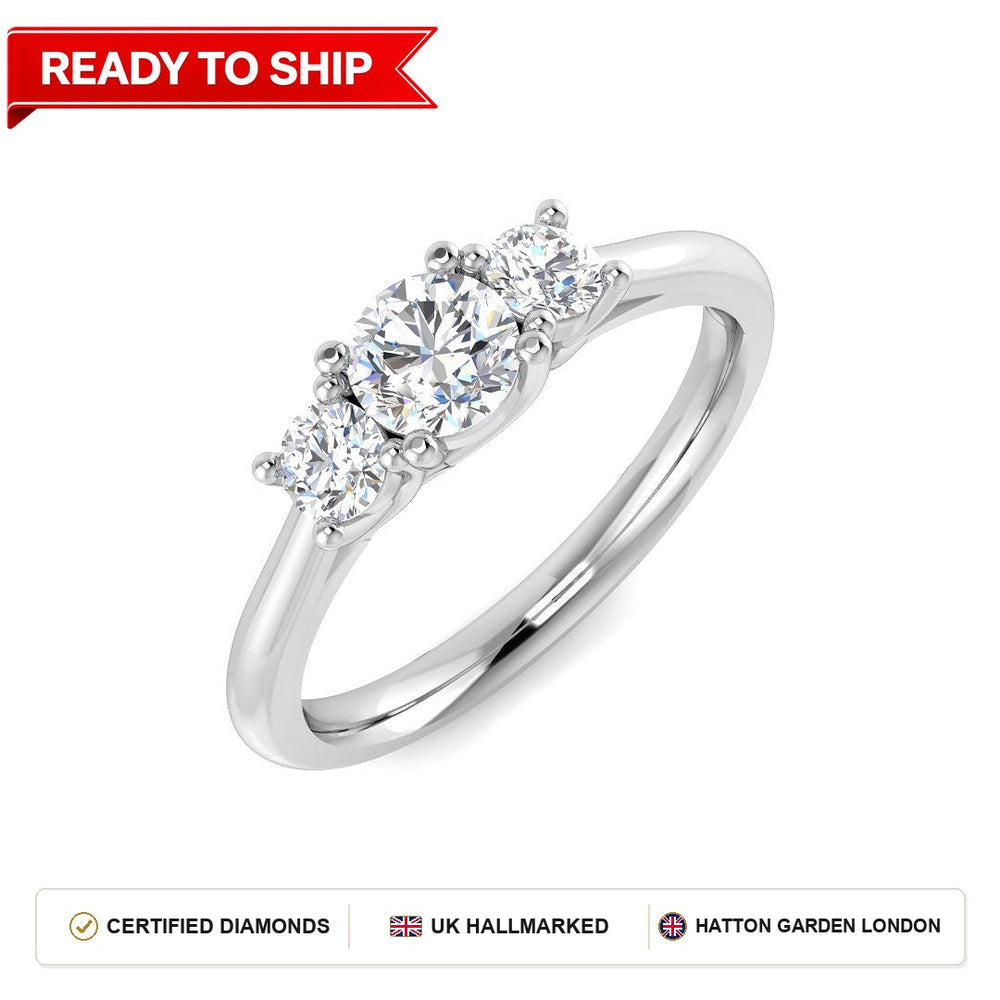 Lab grown diamond earring