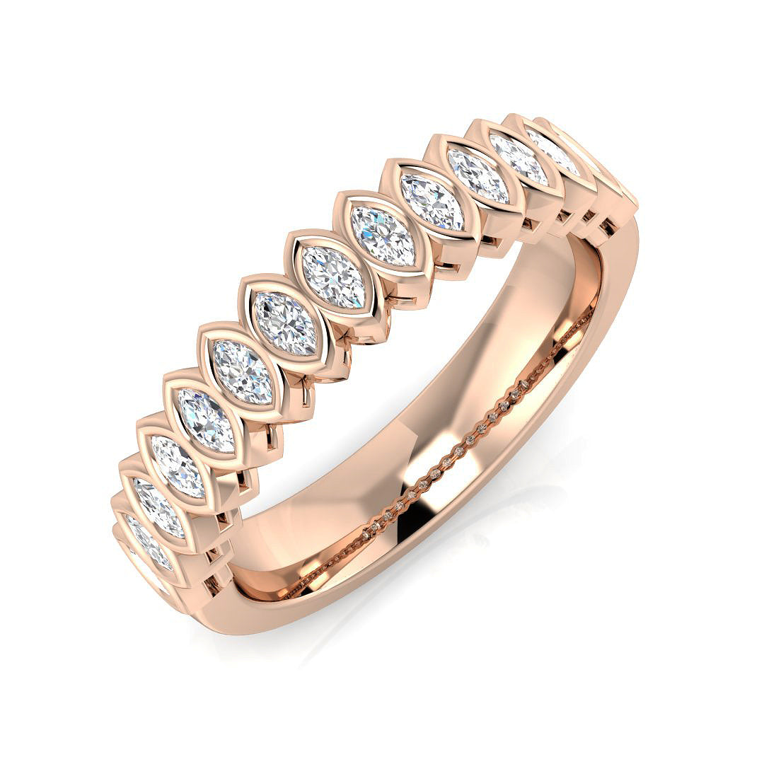 Diamond bumfriek Half Eternity Ring | 0.5ct