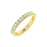Round Diamond Pave Full Eternity Ring | Lab & Natural | UK Hallmarked