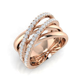 Diamond Farringbon Fancy Ring | 0.5ct | Hallmarked Gold & Platinum