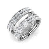 Diamond Batterkea Half Eternity Ring | 0.75ct