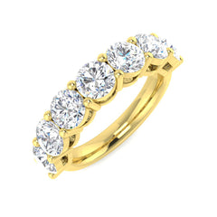 3.10Carat DE/VS Lab Grown Diamond Wedding Ring 9k Yellow Gold Ready To Ship