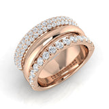 Lab-Grown & Natural Diamond Statement Ring | 1.5ct | Hallmarked Gold & Platinum
