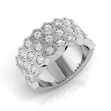 Diamond Pabbington Half Eternity Ring | 0.75ct