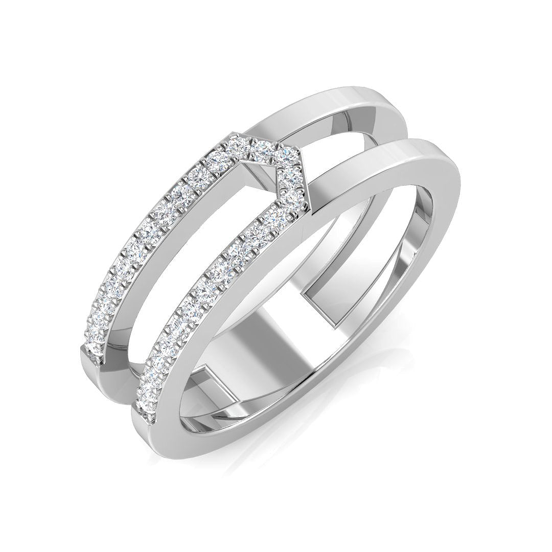 Luxury Lab-Grown & Natural Diamond Fancy Ring | 9K/18K Gold & Platinum