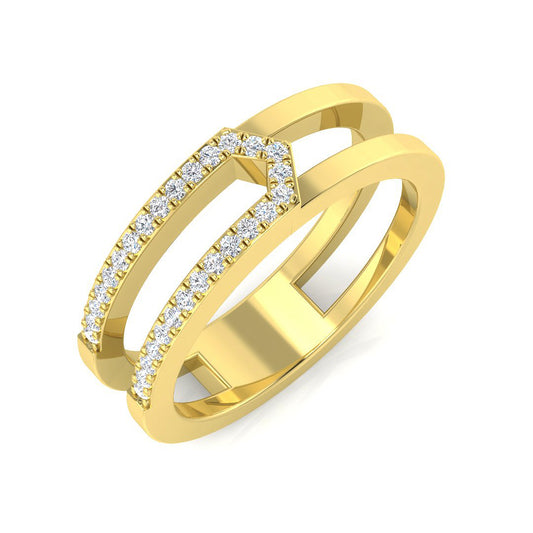Luxury Lab-Grown & Natural Diamond Fancy Ring | 9K/18K Gold & Platinum