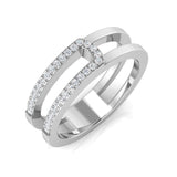 Diamond Opusent Fancy Ring | 0.15ct | Hallmarked Gold & Platinum