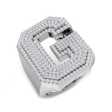Diamond Initial G Ring | 1.25ct | Hallmarked Gold & Platinum