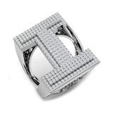 Diamond Maiba Initials Ring | 1ct | Hallmarked Gold & Platinum