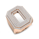 Diamond Mortsake Initials Ring | 1.25ct | Hallmarked Gold & Platinum