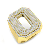 Diamond Mortsake Initials Ring | 1.25ct | Hallmarked Gold & Platinum