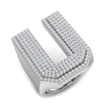 Diamond Festham Initials Ring | 1.25ct | Hallmarked Gold & Platinum