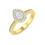 Diamond ktafford Engagement Ring | 0.5ct | Hallmarked Gold & Platinum