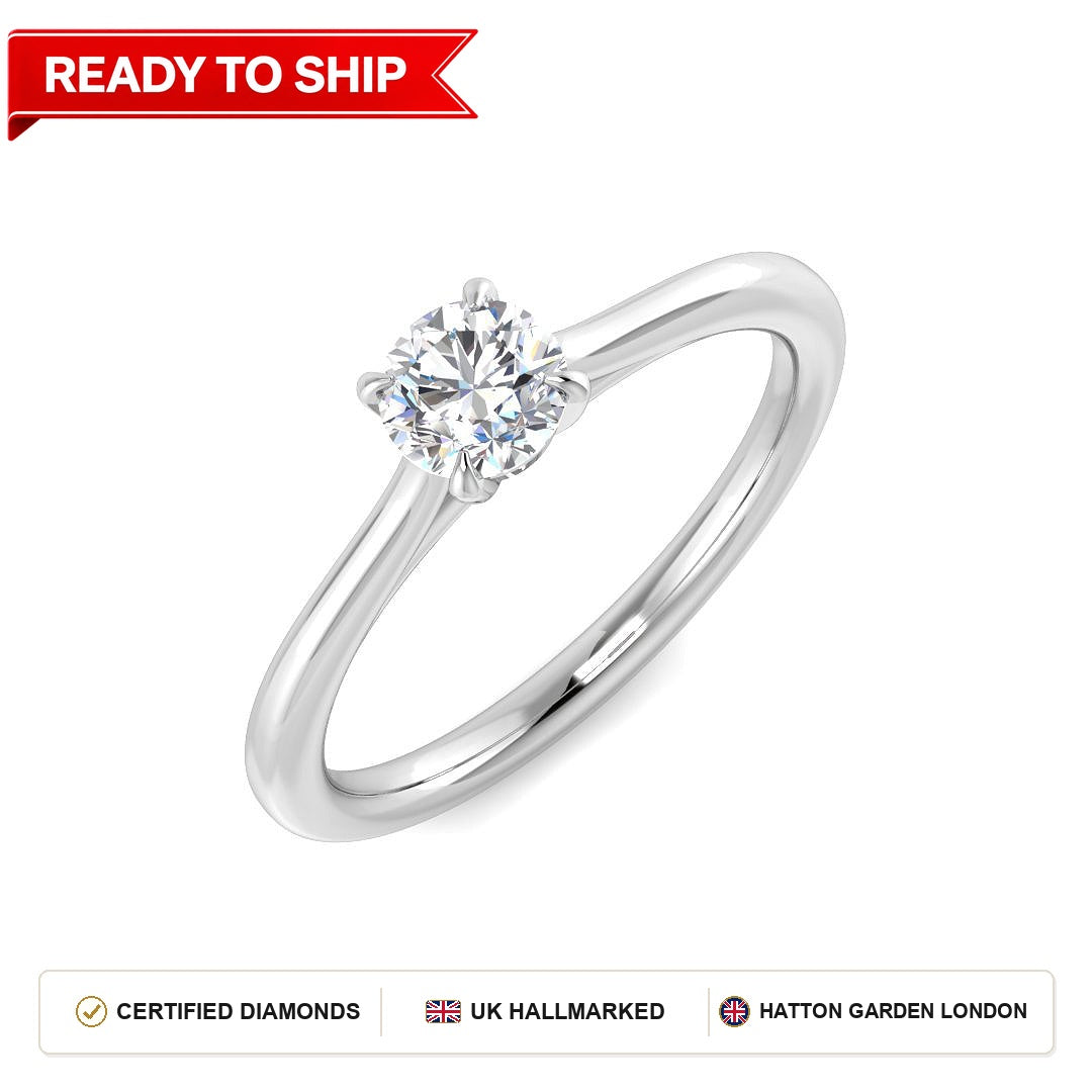 Lab grown diamond earring
