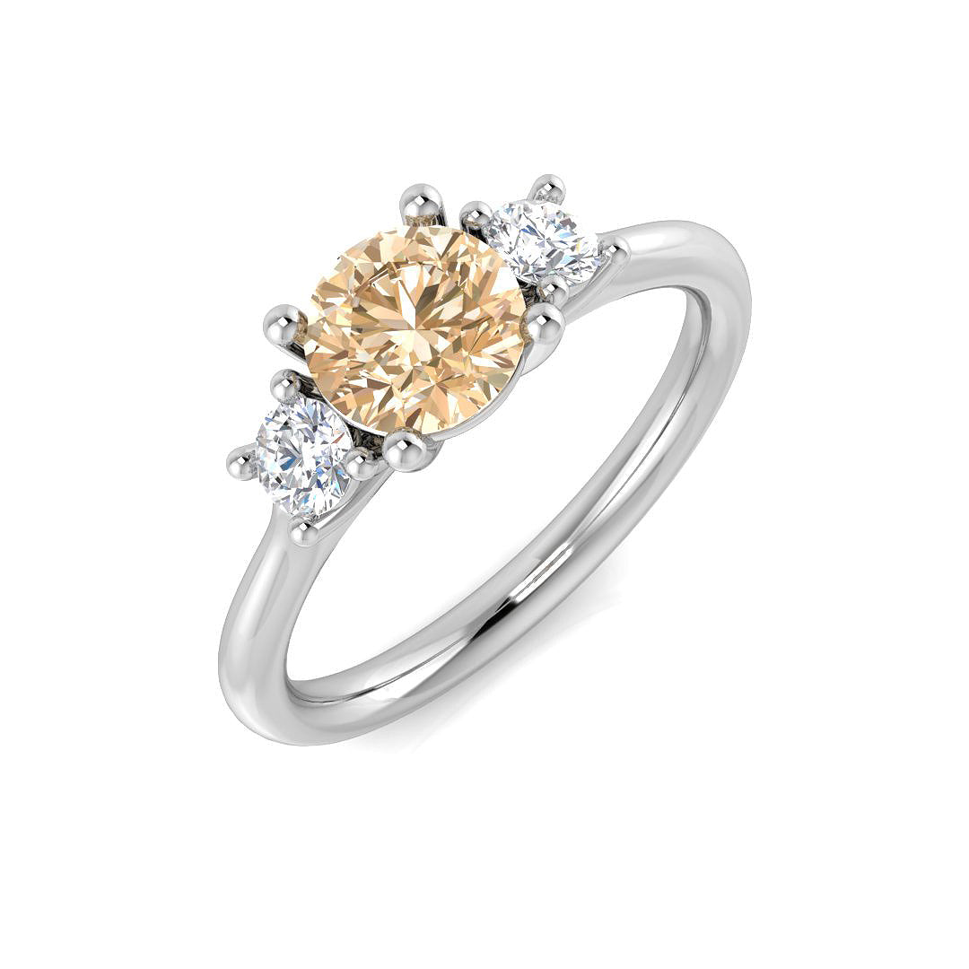Diamond kwankea Amethyst Ring | 0.75ct - 1.25ct
