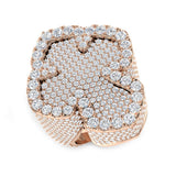 Luxury Diamond Cross Statement Ring | 7ct | Hallmarked Gold & Platinum
