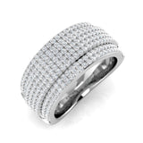 Diamond Pave Ring | 1ct | Hallmarked Gold & Platinum