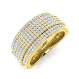 Diamond Pave Ring | 1ct | Hallmarked Gold & Platinum