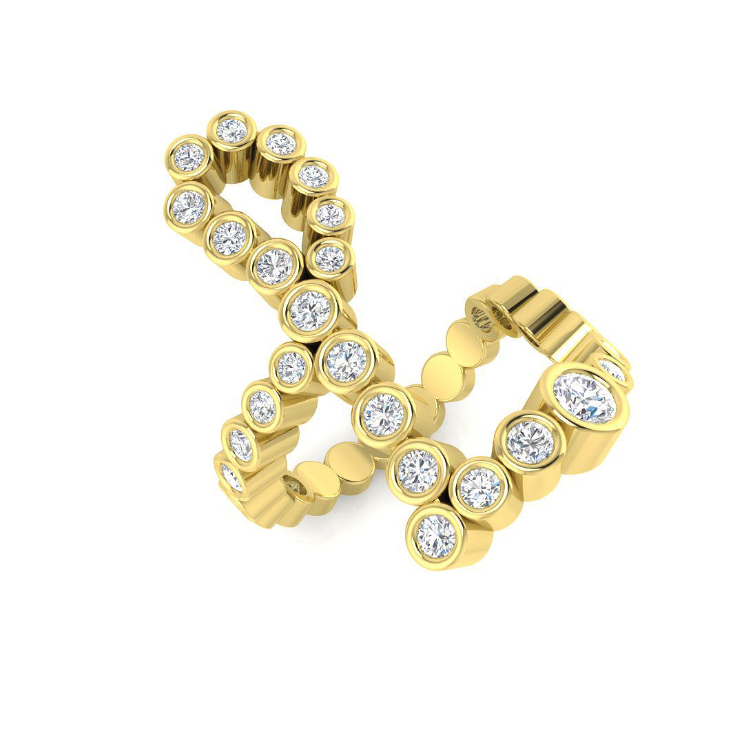 Luxury Diamond Fancy Ring | 1.25ct | Hallmarked Gold & Platinum