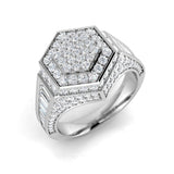Diamond Thame Signet Ring | 2.25ct | Hallmarked Gold & Platinum