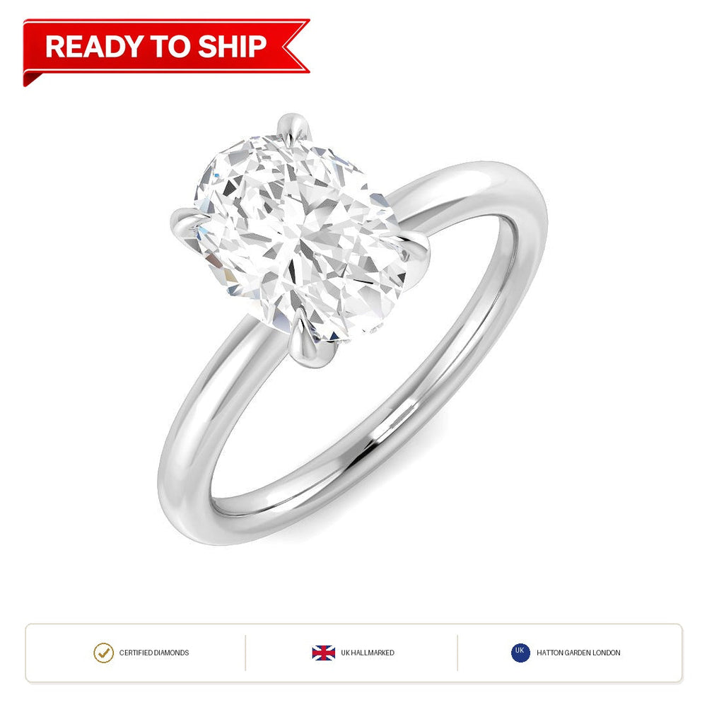 Lab grown diamond earring