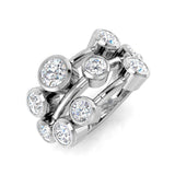 Diamond Bubble Ring | 3.00Ct | Lab-Grown & Natural Diamonds