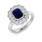 Diamond Boskover Blue Sapphire Ring | 1.75ct