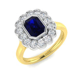 Diamond Boskover Blue Sapphire Ring | 1.75ct
