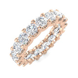 Lab & Natural Round Diamond Full Eternity Ring | 4.50 CT | UK Hallmarked