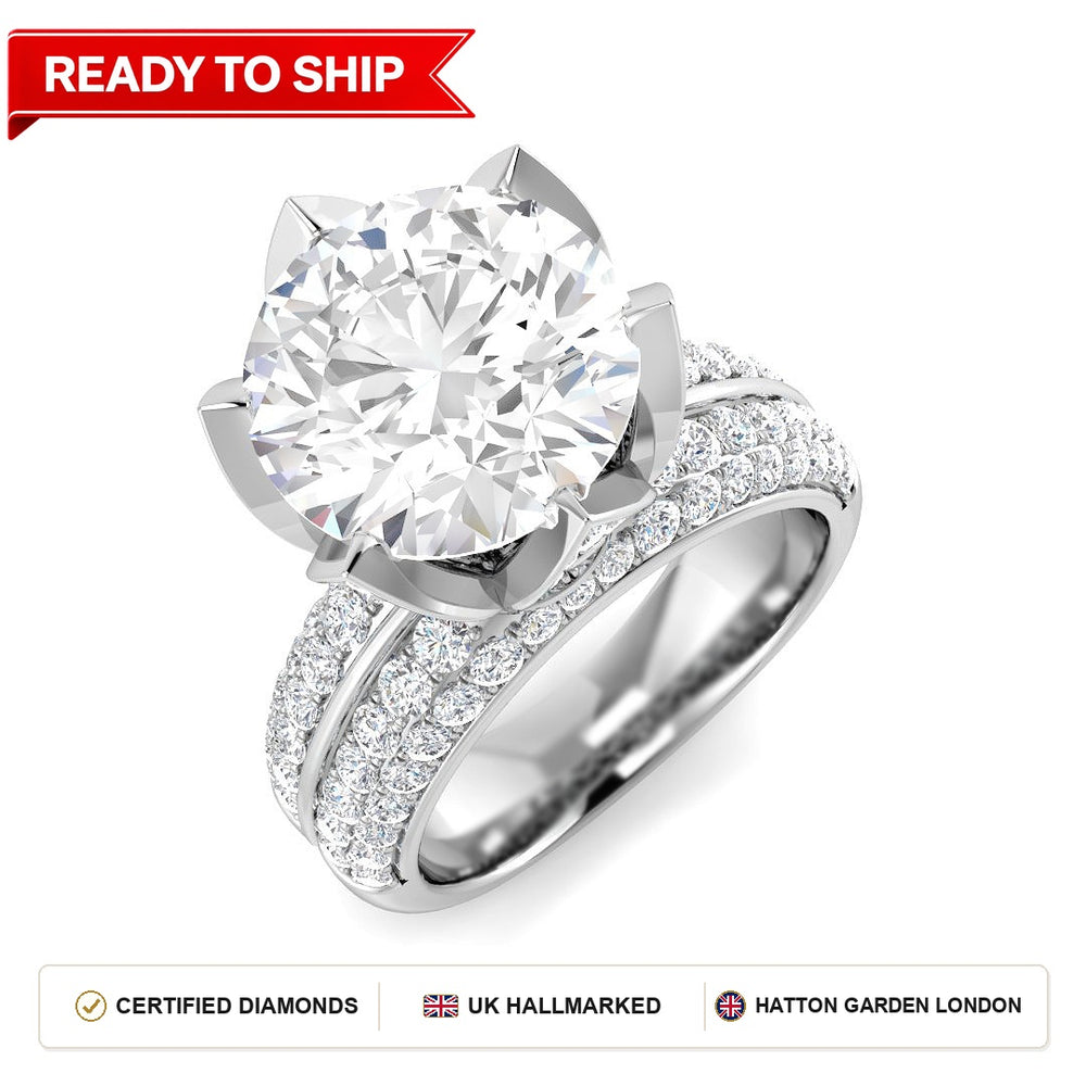 Lab grown diamond earring