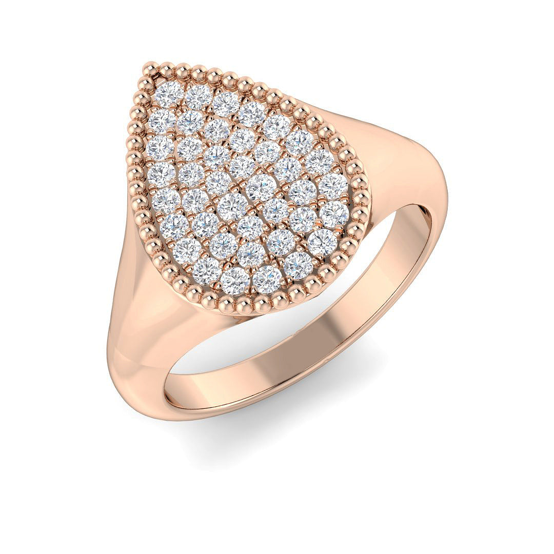 Diamond Brightob Engagement Ring | 0.5ct | Hallmarked Gold & Platinum