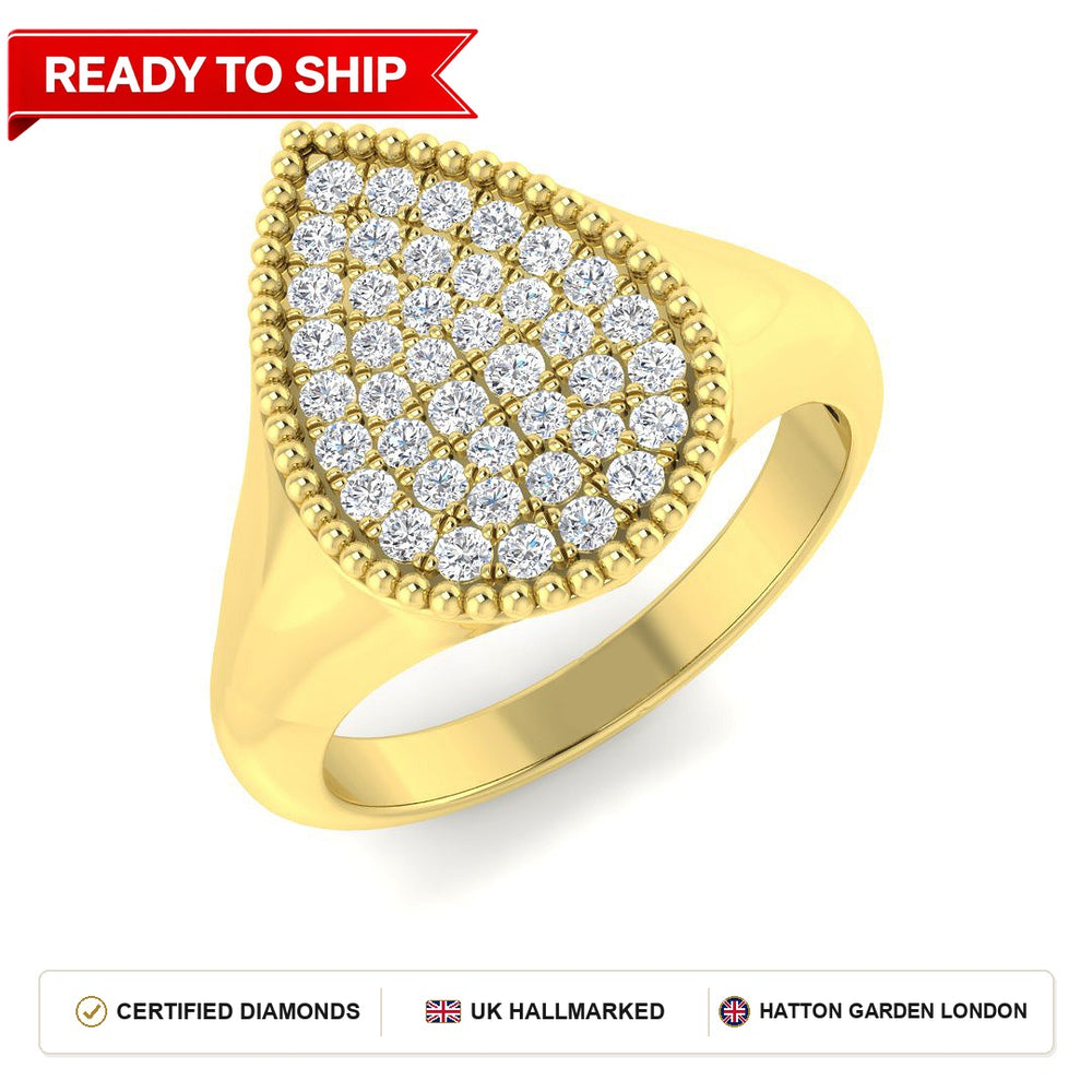 Lab grown diamond earring