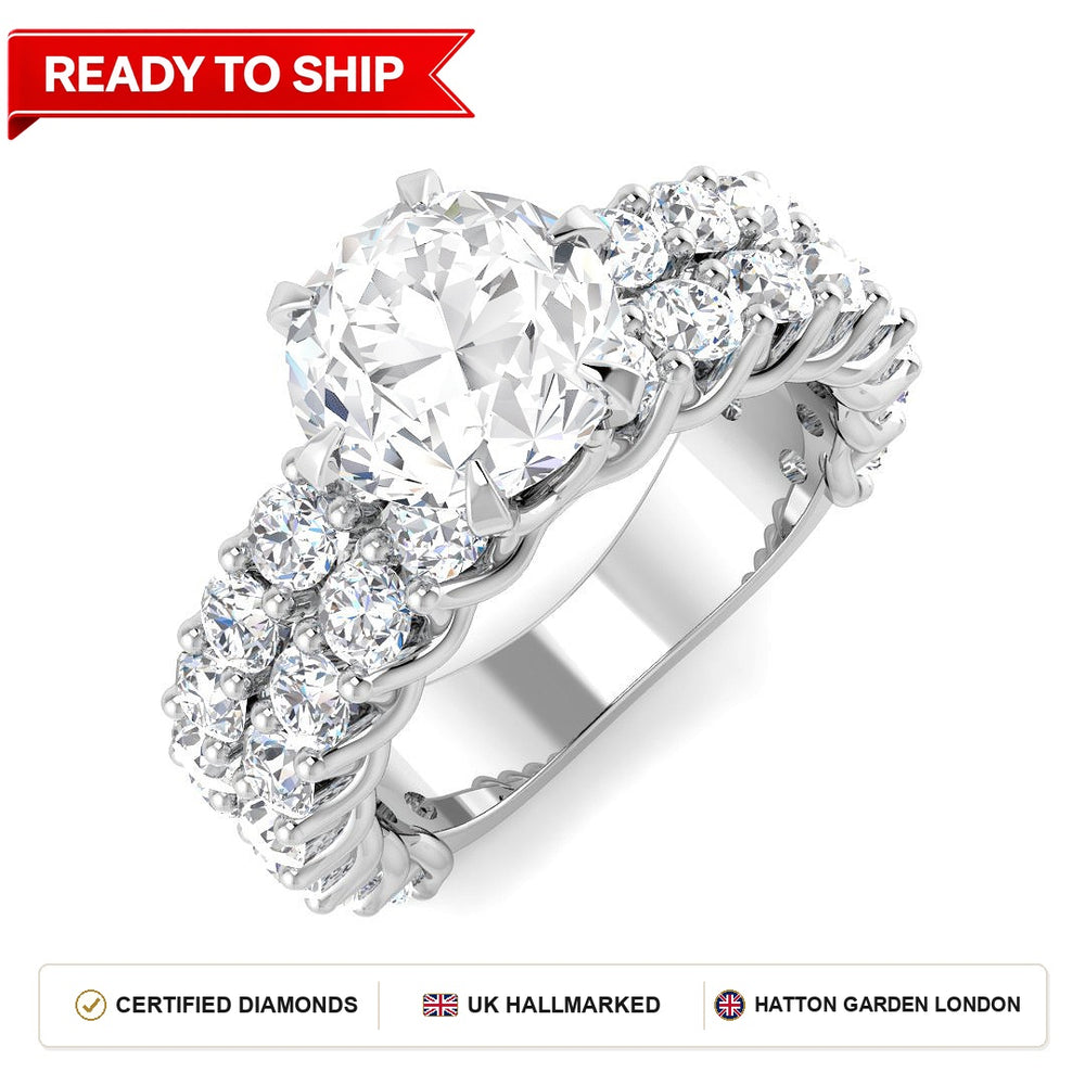 Lab grown diamond earring
