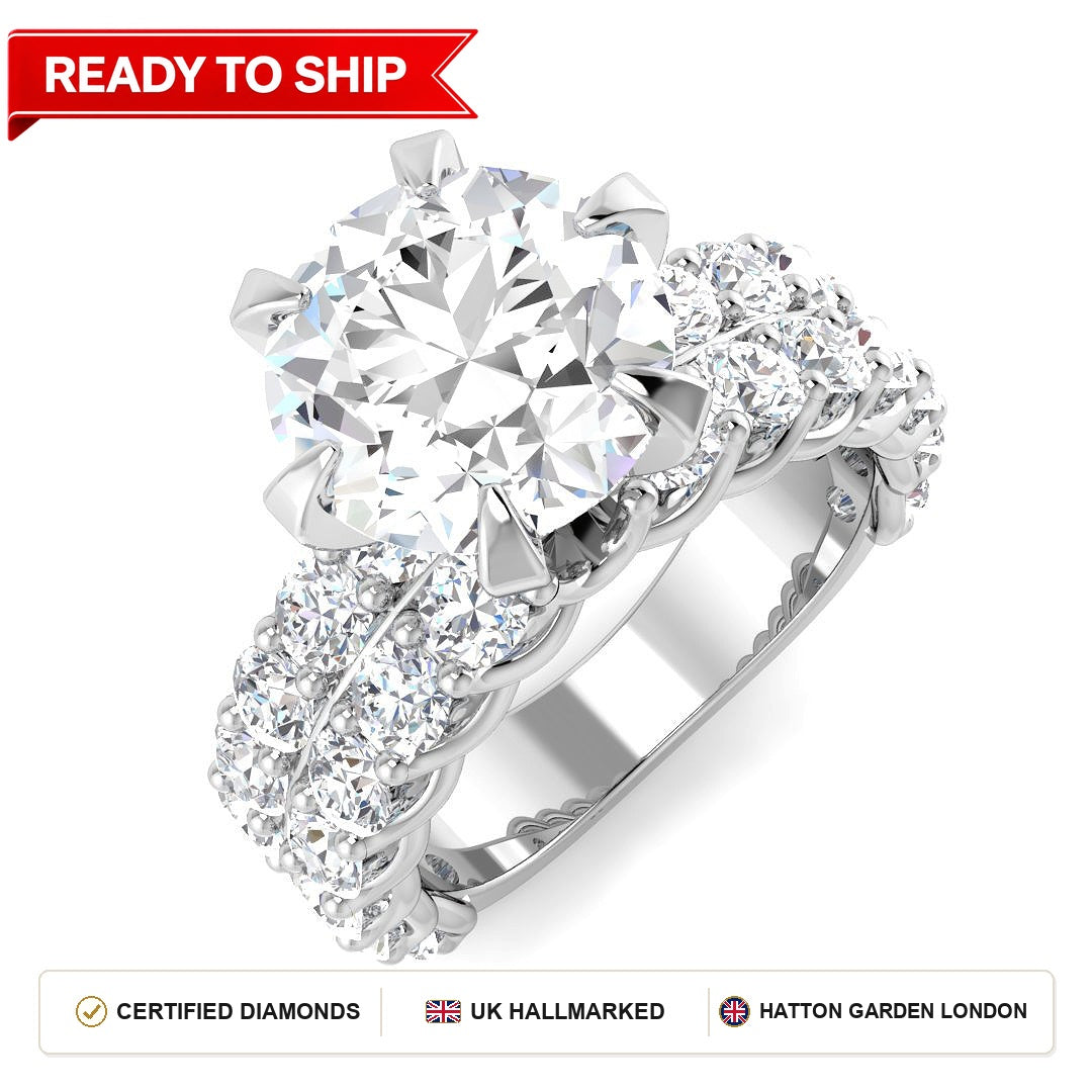 Lab grown diamond earring