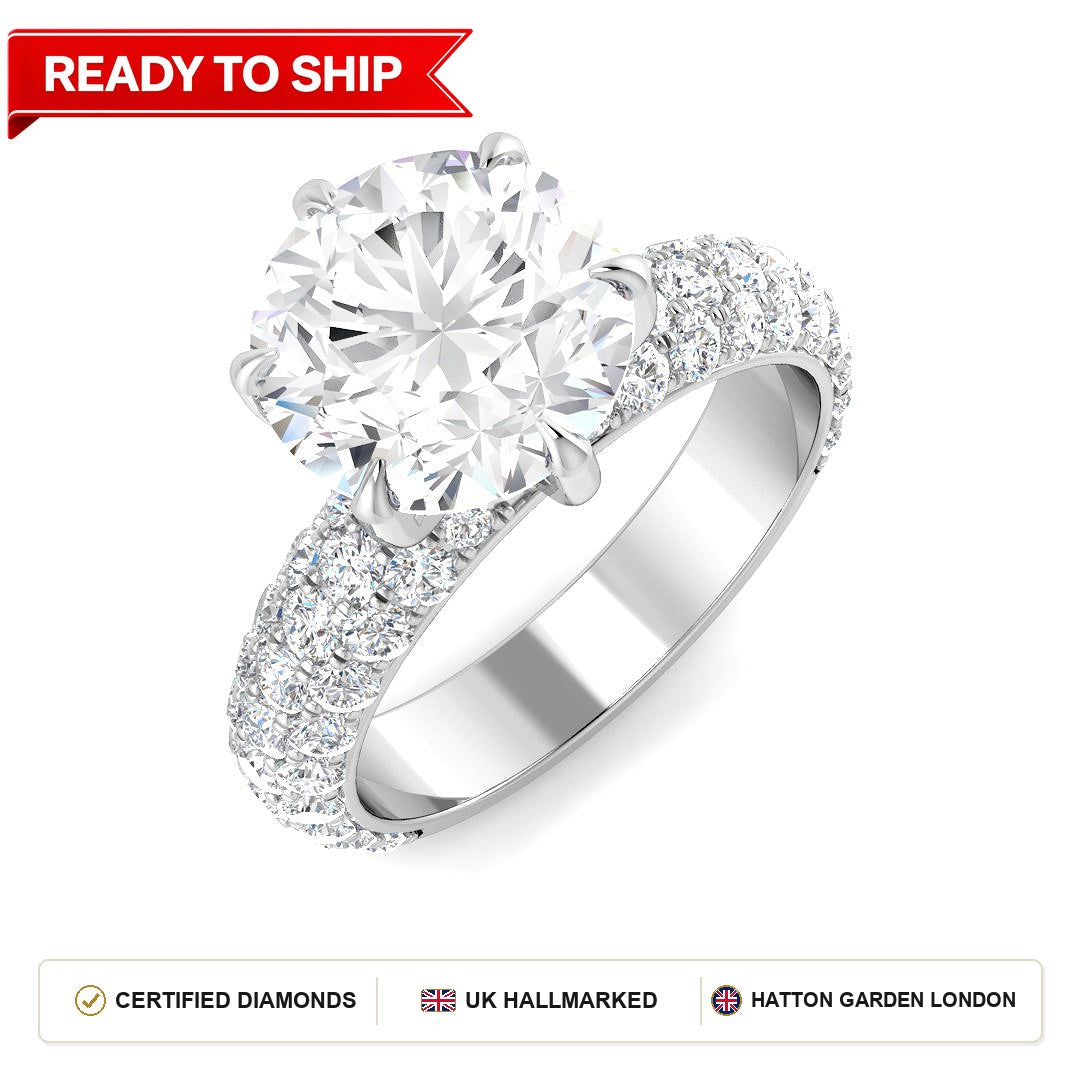 Lab grown diamond earring