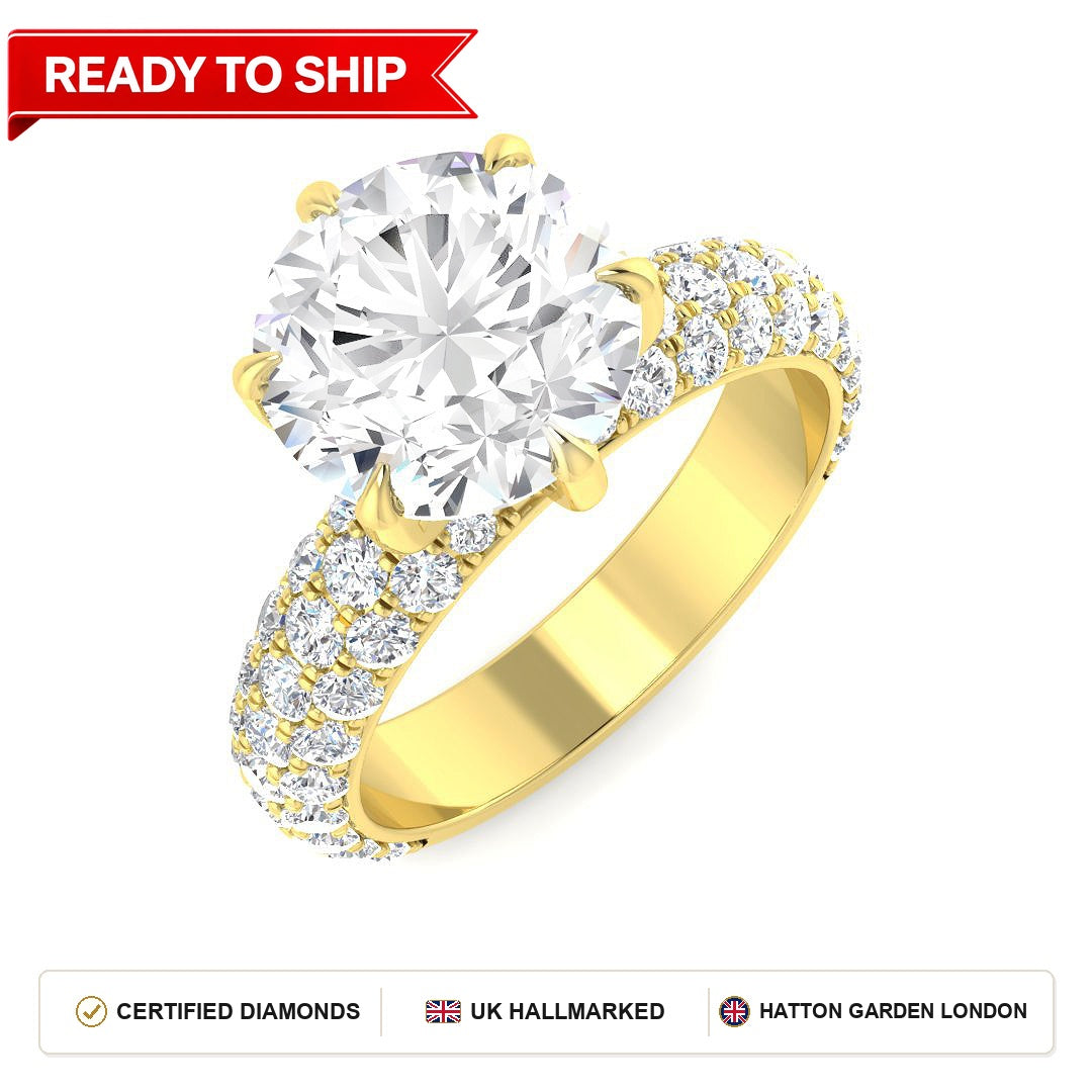 Lab grown diamond earring