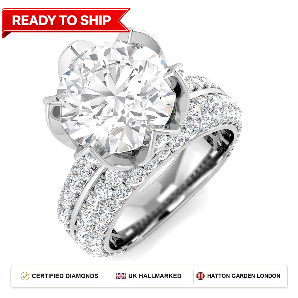 Lab grown diamond earring
