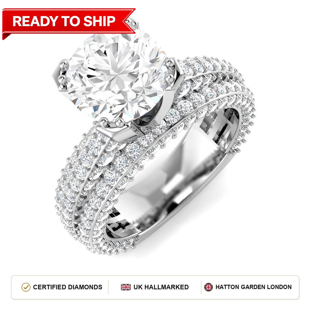 Lab grown diamond earring