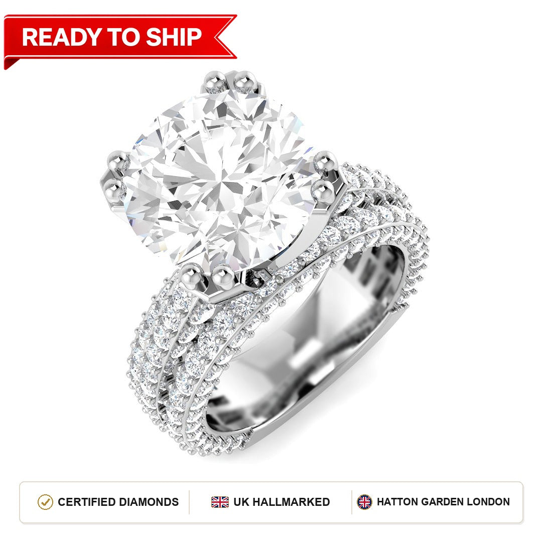 Lab grown diamond earring