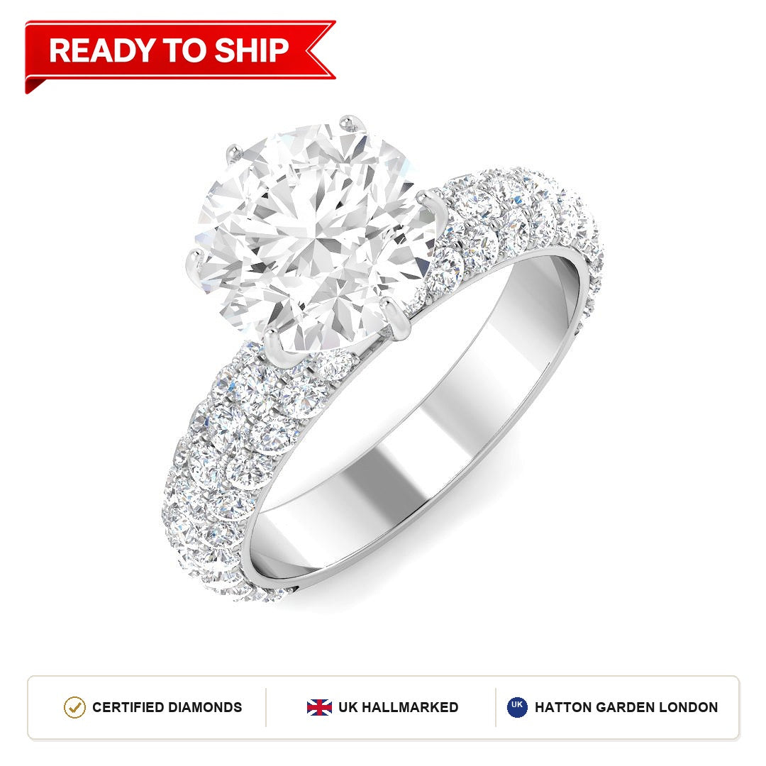 Lab grown diamond earring