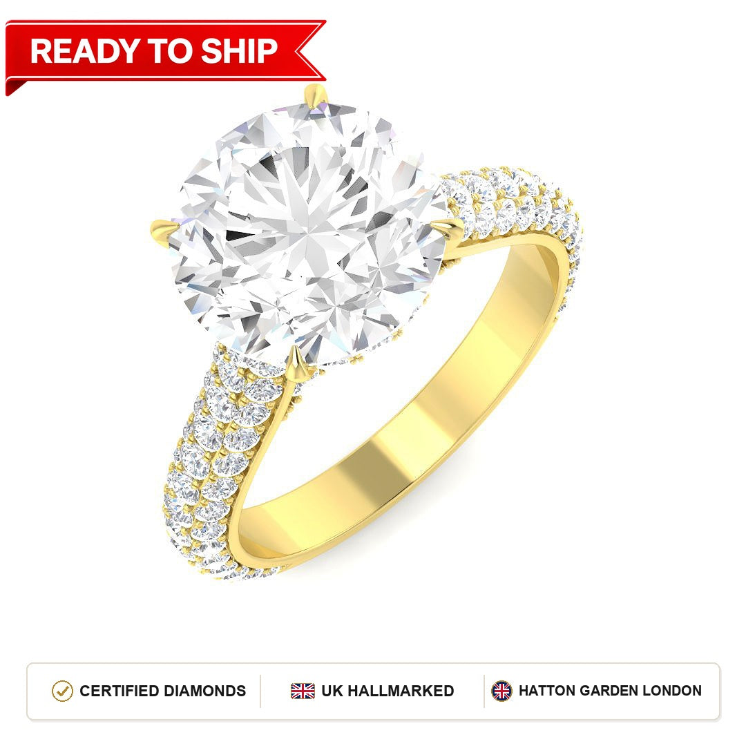 Lab grown diamond earring